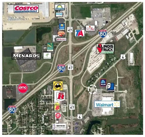 a front view of a building