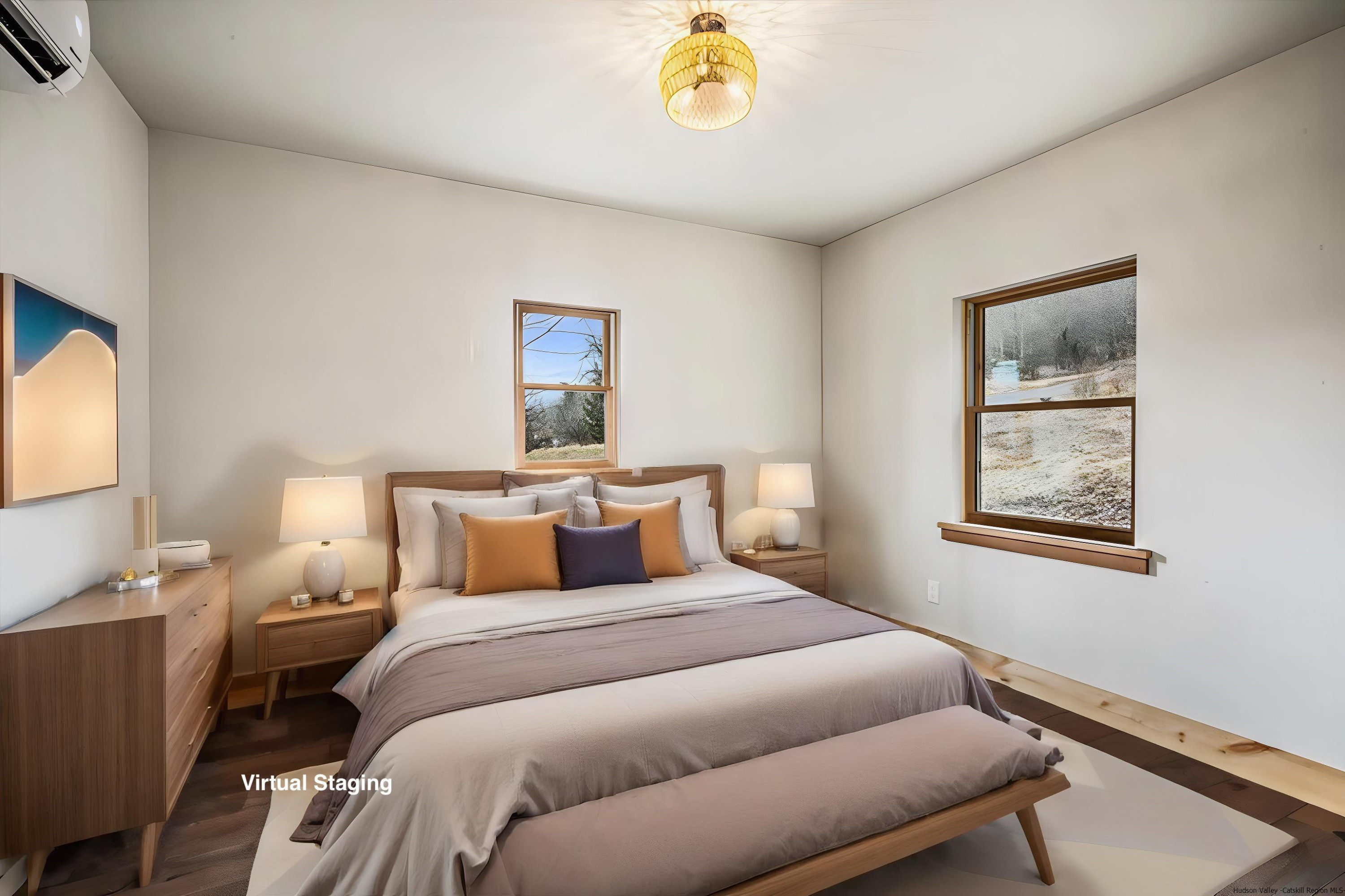 41 Carr George Road Roxbury, NY 12421 - Photo 20 of 26 a bedroom with a bed and a window