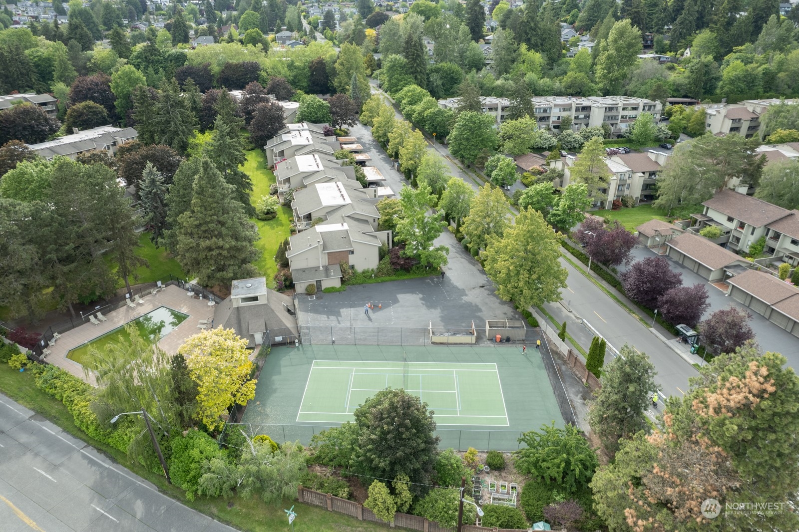 6467 Sand Point Way Northeast Seattle, WA 98115 - Photo 29 of 29 an aerial view of a house with a yard