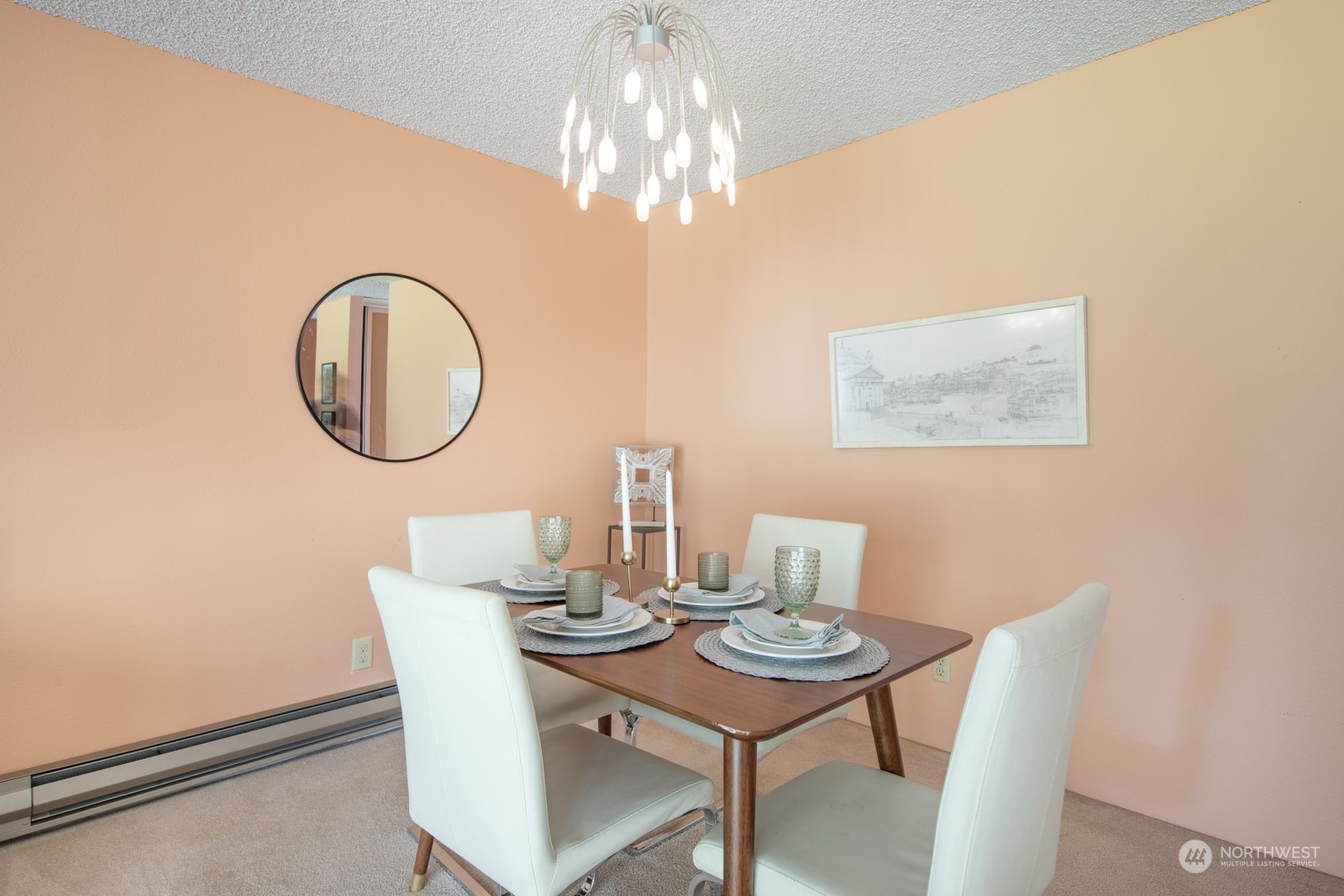 6467 Sand Point Way Northeast Seattle, WA 98115 - Photo 5 of 29 a view of a dining room with furniture and chandelier