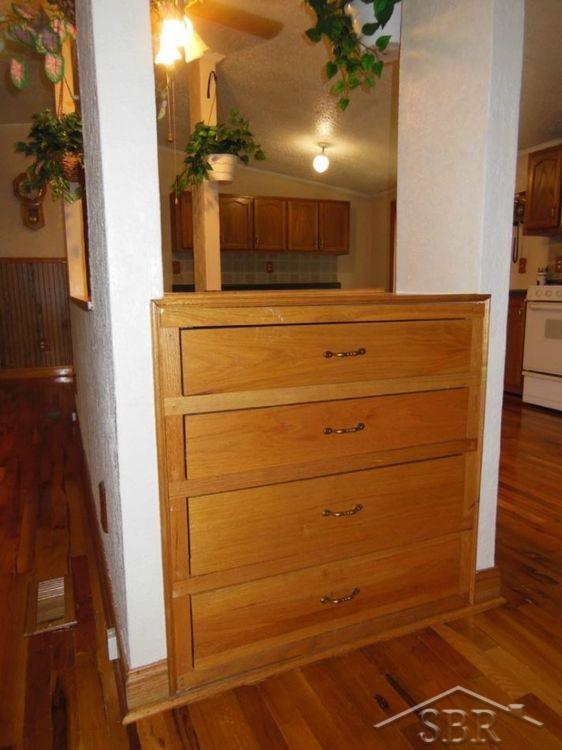 6891 North Bay Midland County Line Road Rhodes, MI 48652 - Photo 10 of 29 Built in drawers in the kitchen.