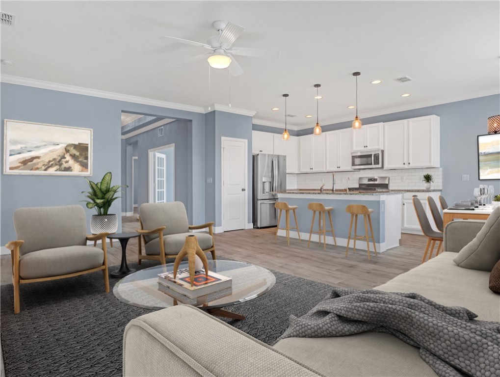 1756 Willows Square Vero Beach, FL 32966 - Photo 14 of 35 a living room with furniture kitchen and a table