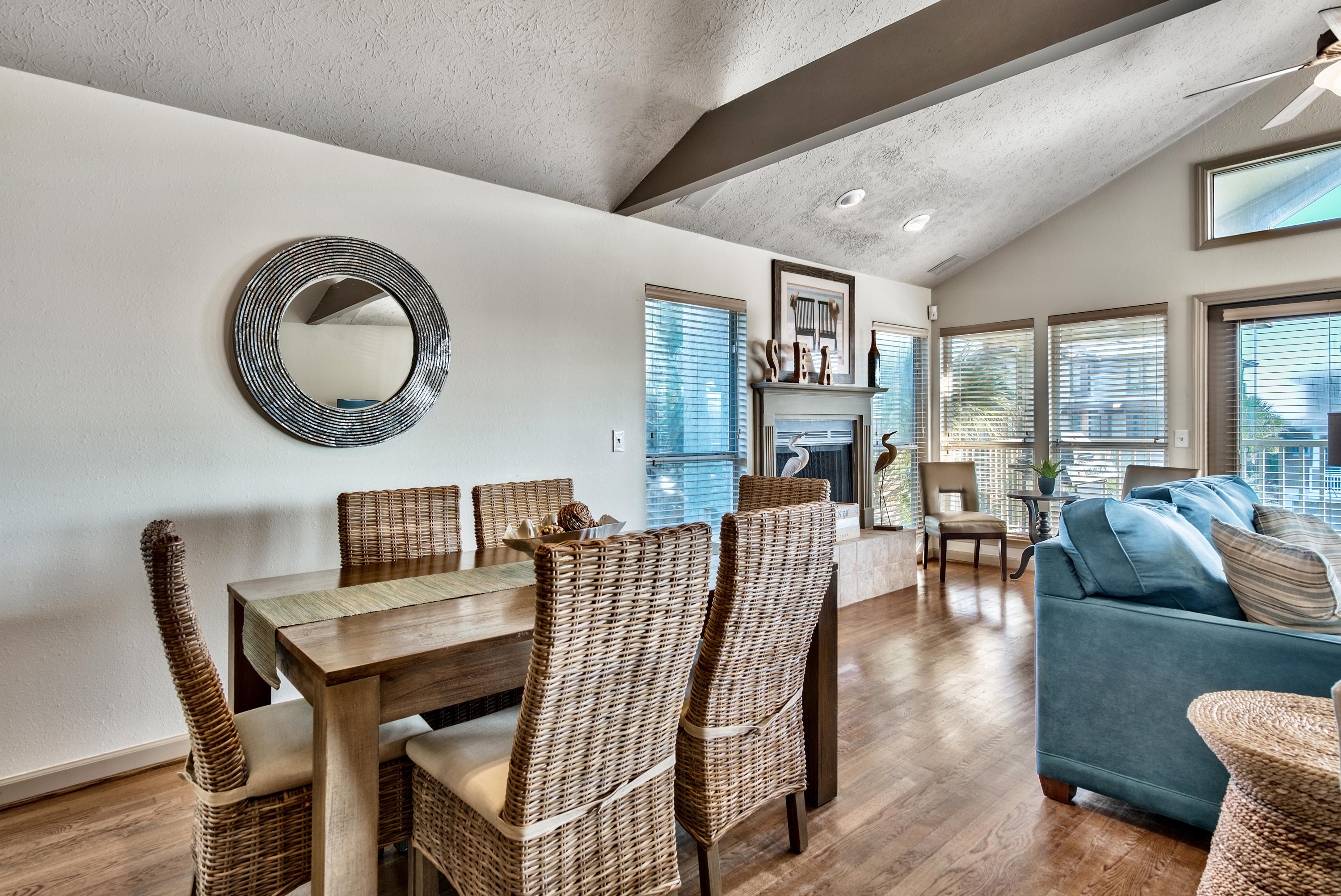178 Pelican Circle Inlet Beach, FL 32461 - Photo 12 of 61 a living room with furniture and a large window