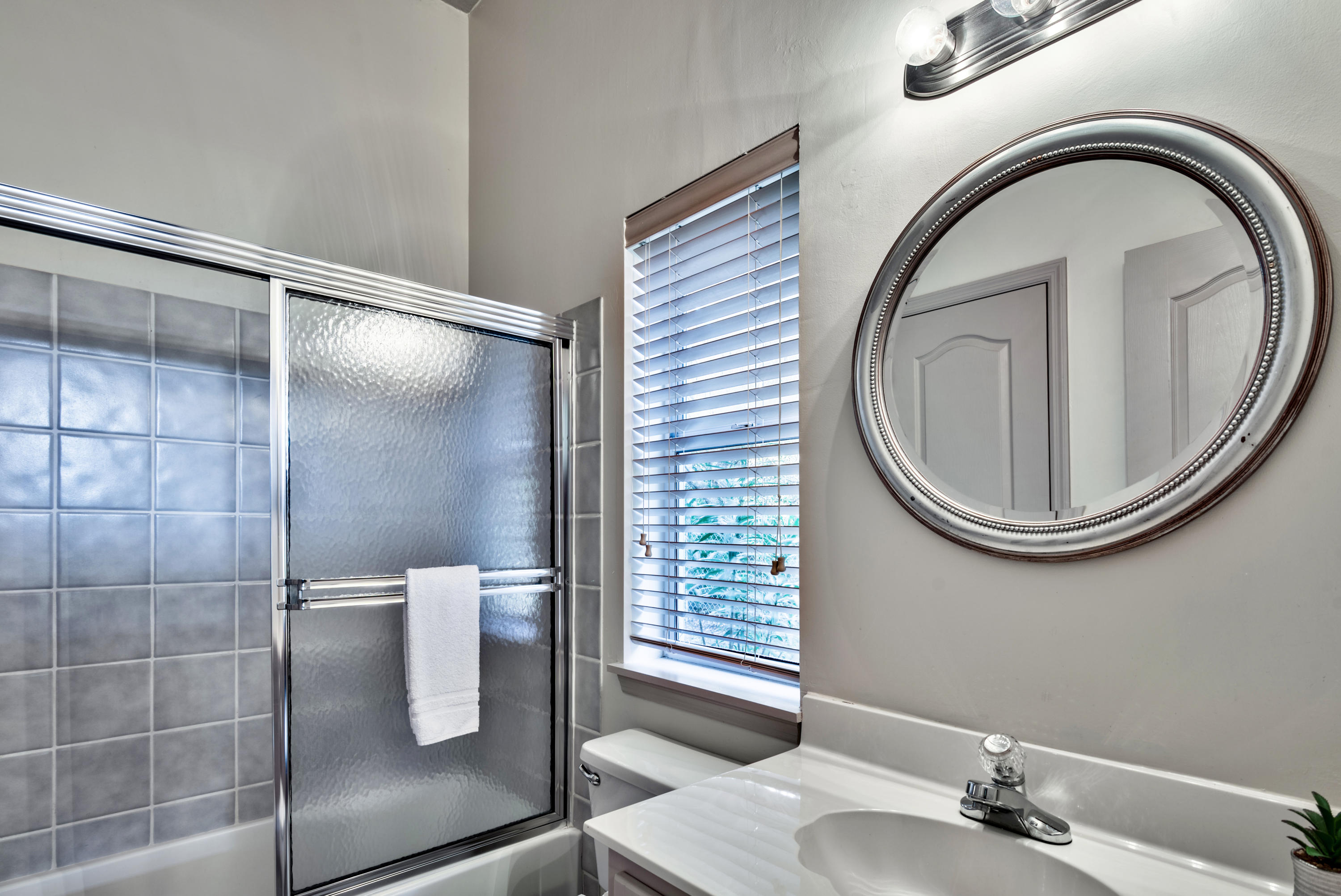 178 Pelican Circle Inlet Beach, FL 32461 - Photo 21 of 61 a bathroom with a sink a toilet and a mirror
