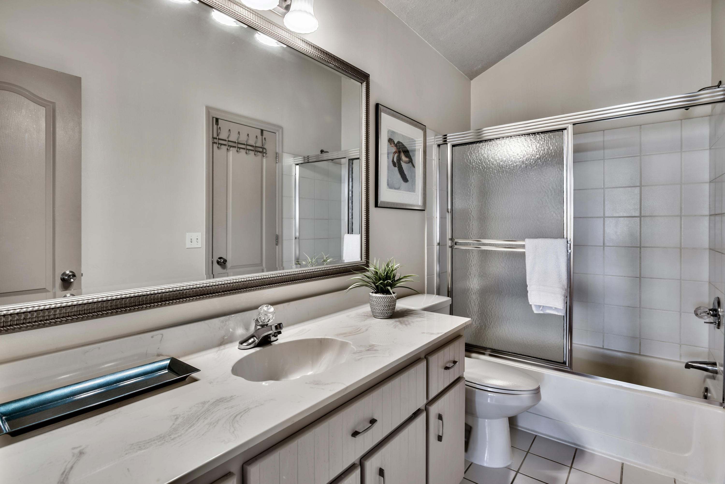 178 Pelican Circle Inlet Beach, FL 32461 - Photo 26 of 61 a bathroom with a sink and a mirror
