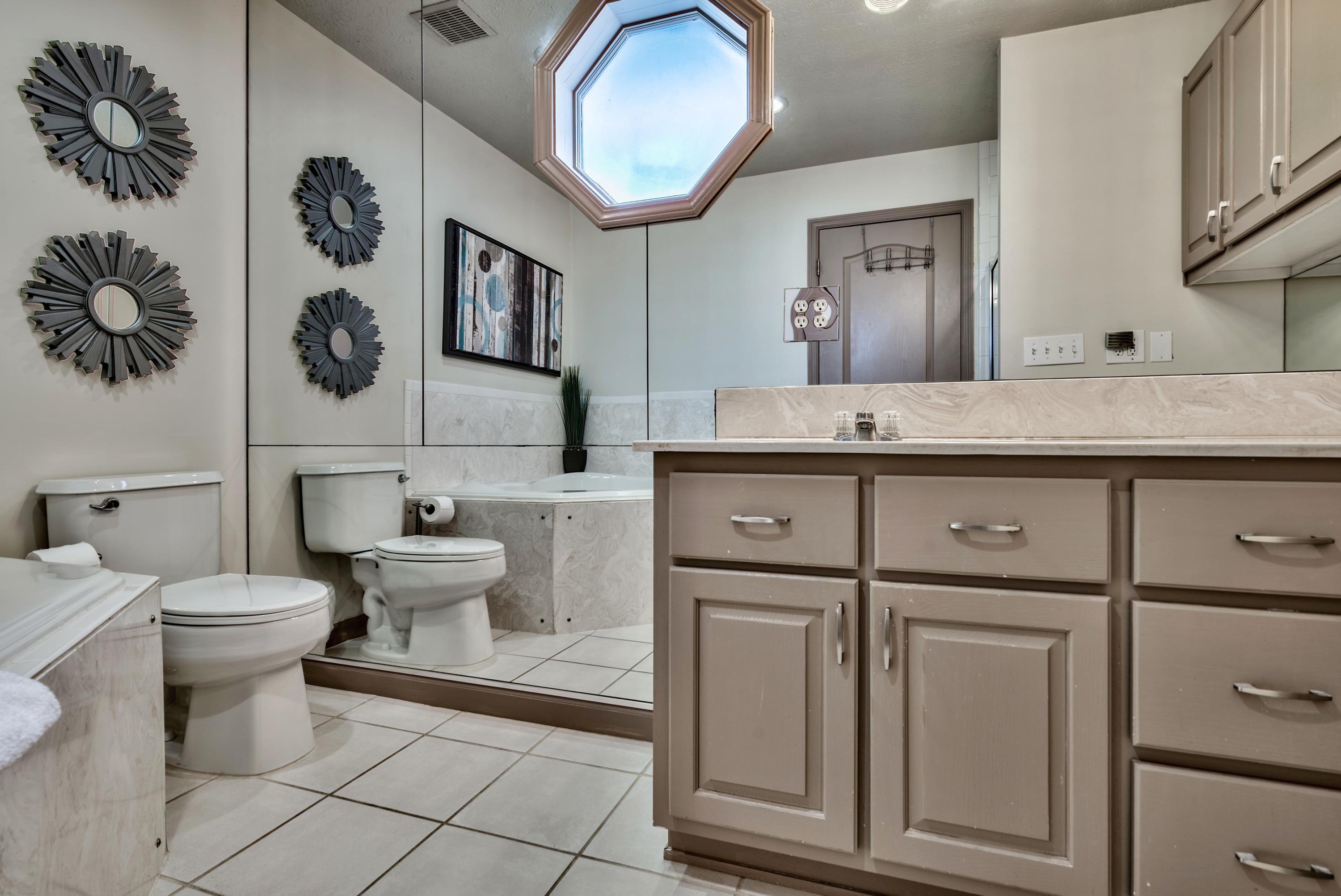 178 Pelican Circle Inlet Beach, FL 32461 - Photo 30 of 61 a bathroom with a toilet a sink and mirror