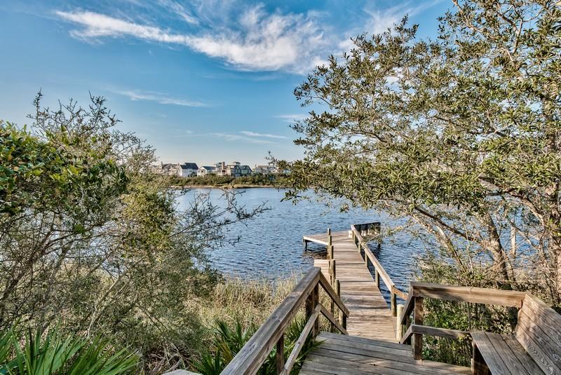 178 Pelican Circle Inlet Beach, FL 32461 - Photo 36 of 61 a view of a balcony with chair and wooden fence