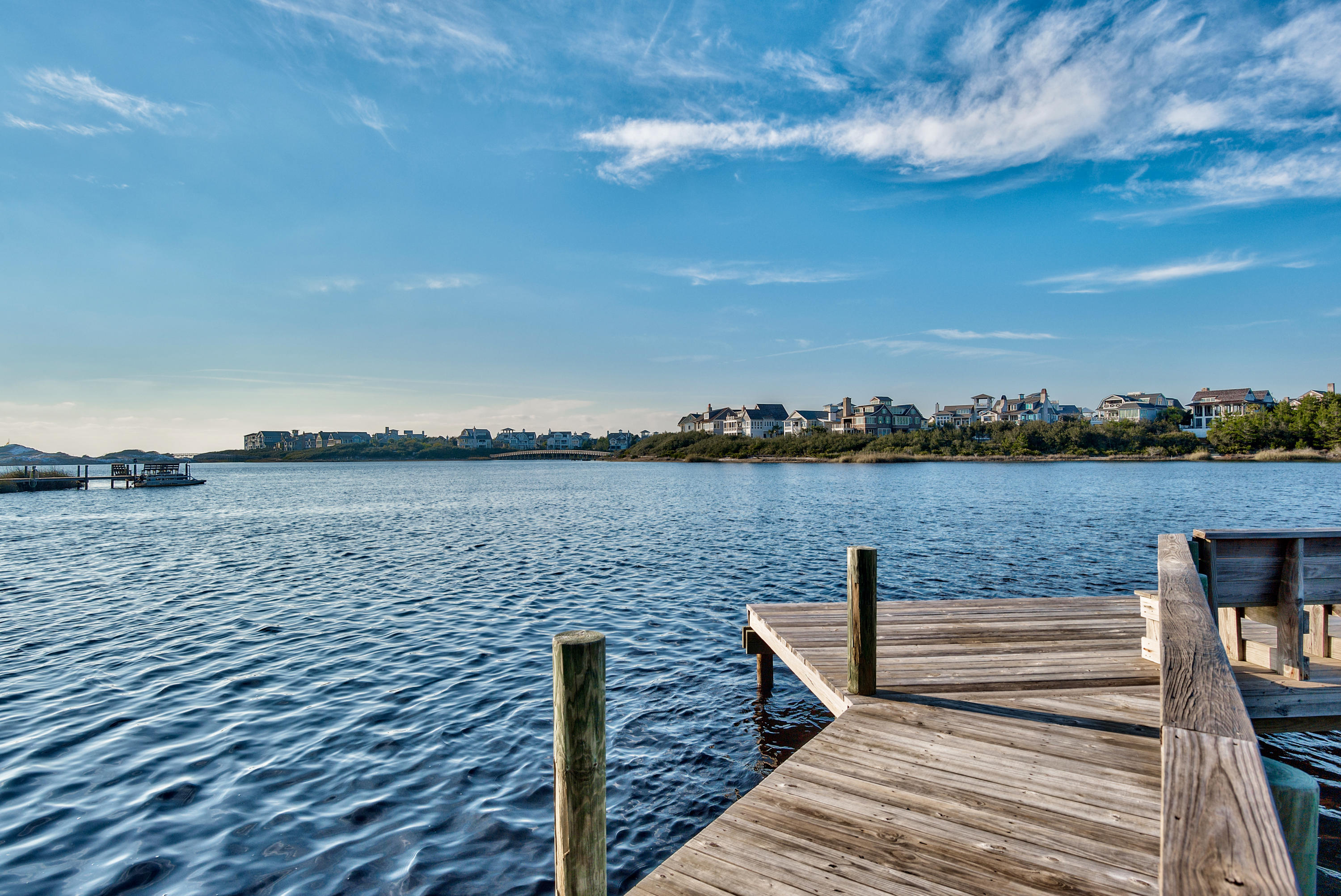178 Pelican Circle Inlet Beach, FL 32461 - Photo 37 of 61 a view of a lake with houses in the back