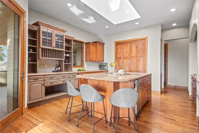 a living room with furniture and window
