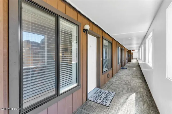 a front view of a building