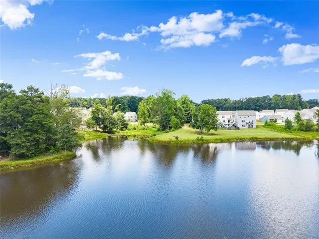 a view of a city with an ocean