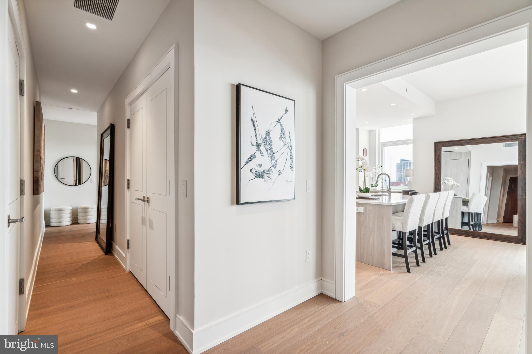 301 South Broad Street, Unit 2502 Philadelphia, PA 19107 - Photo 3 of 28 Bedroom wing away from Great Room