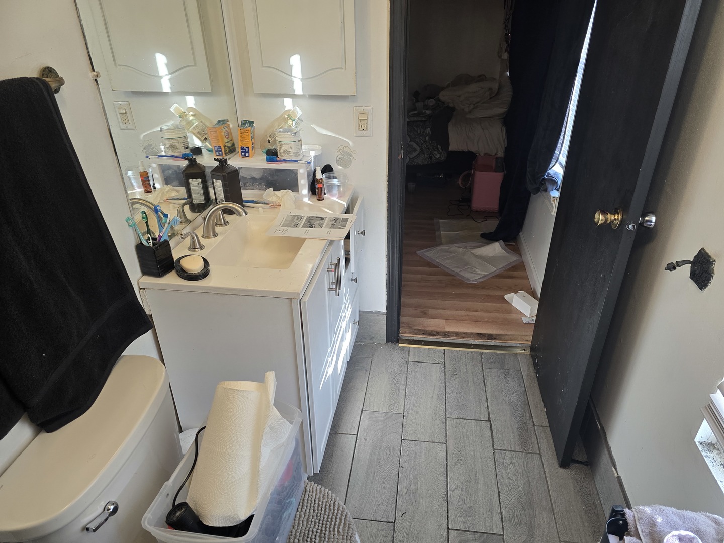 173 Williamsburg Road Country Club Hills, IL 60478 - Photo 8 of 22 a bathroom with a sink a toilet and shower