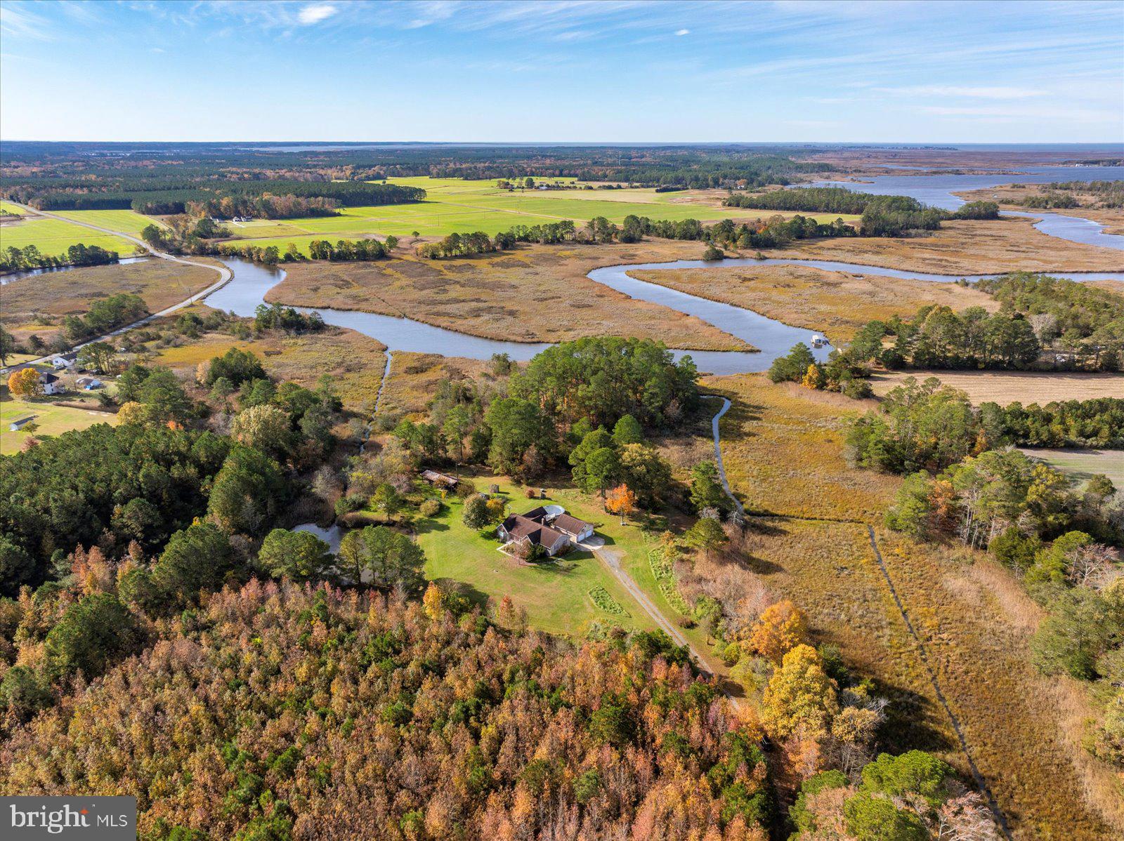 9554 Millard Long Road Westover, MD 21871 - Photo 56 of 69 an aerial view of ocean and residential houses with outdoor space