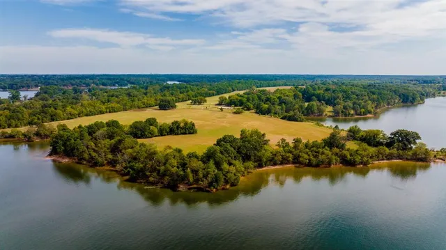 an aerial view of ocean residential house and outdoor space