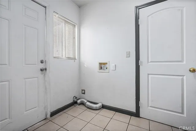 a view of a closet area