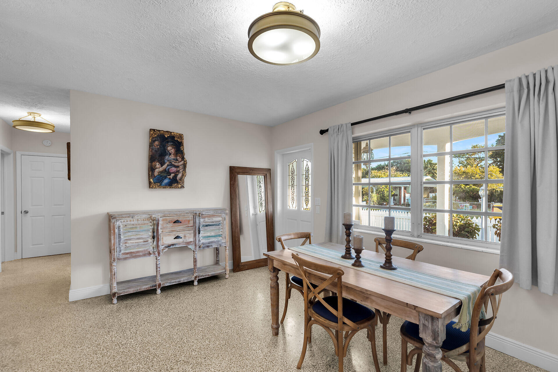2801 Fogarty Avenue Key West, FL 33040 - Photo 27 of 53 a view of a dining room with furniture window and outside view