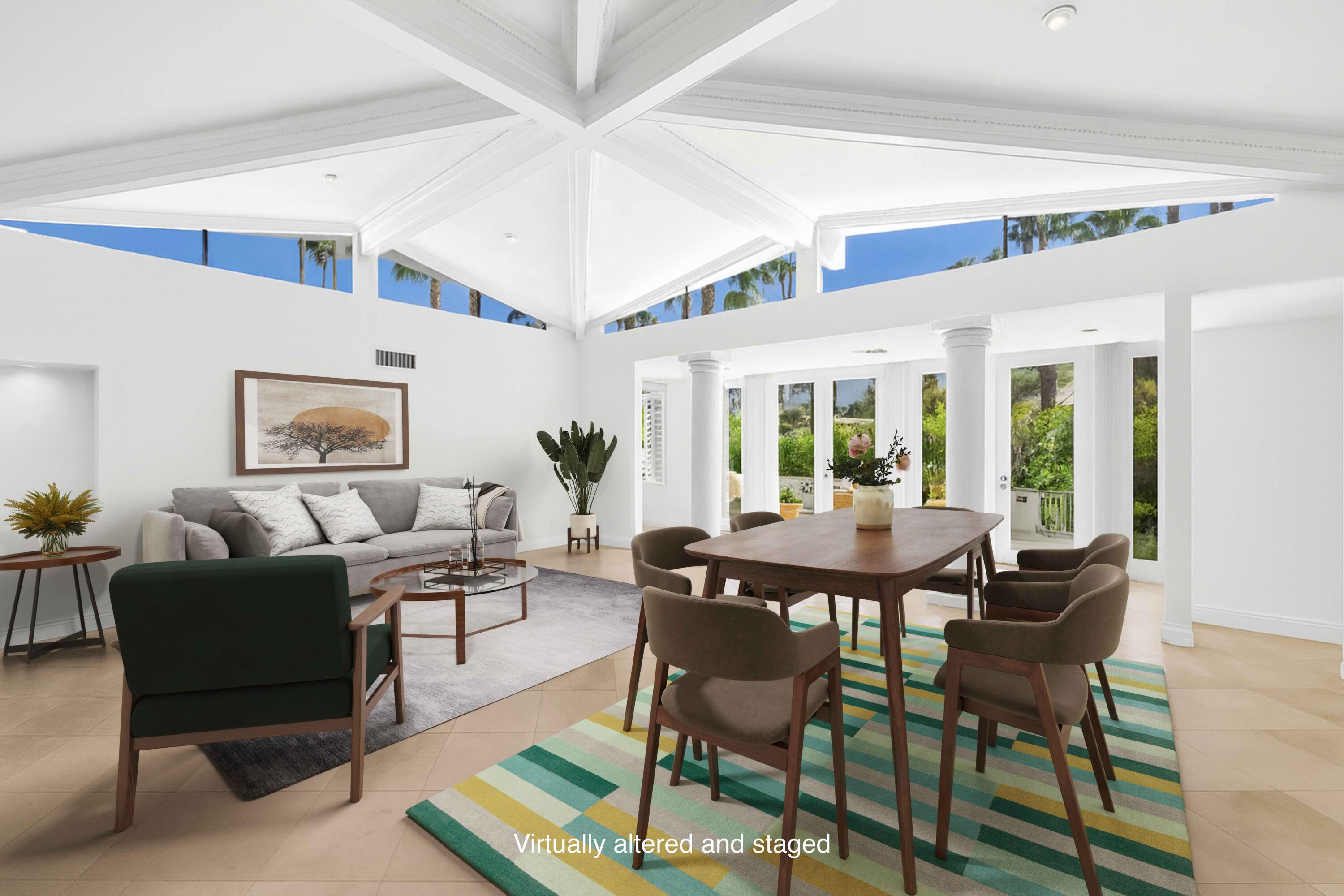 Virtually altered main living area