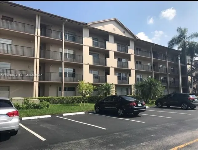 a car parked in front of a building