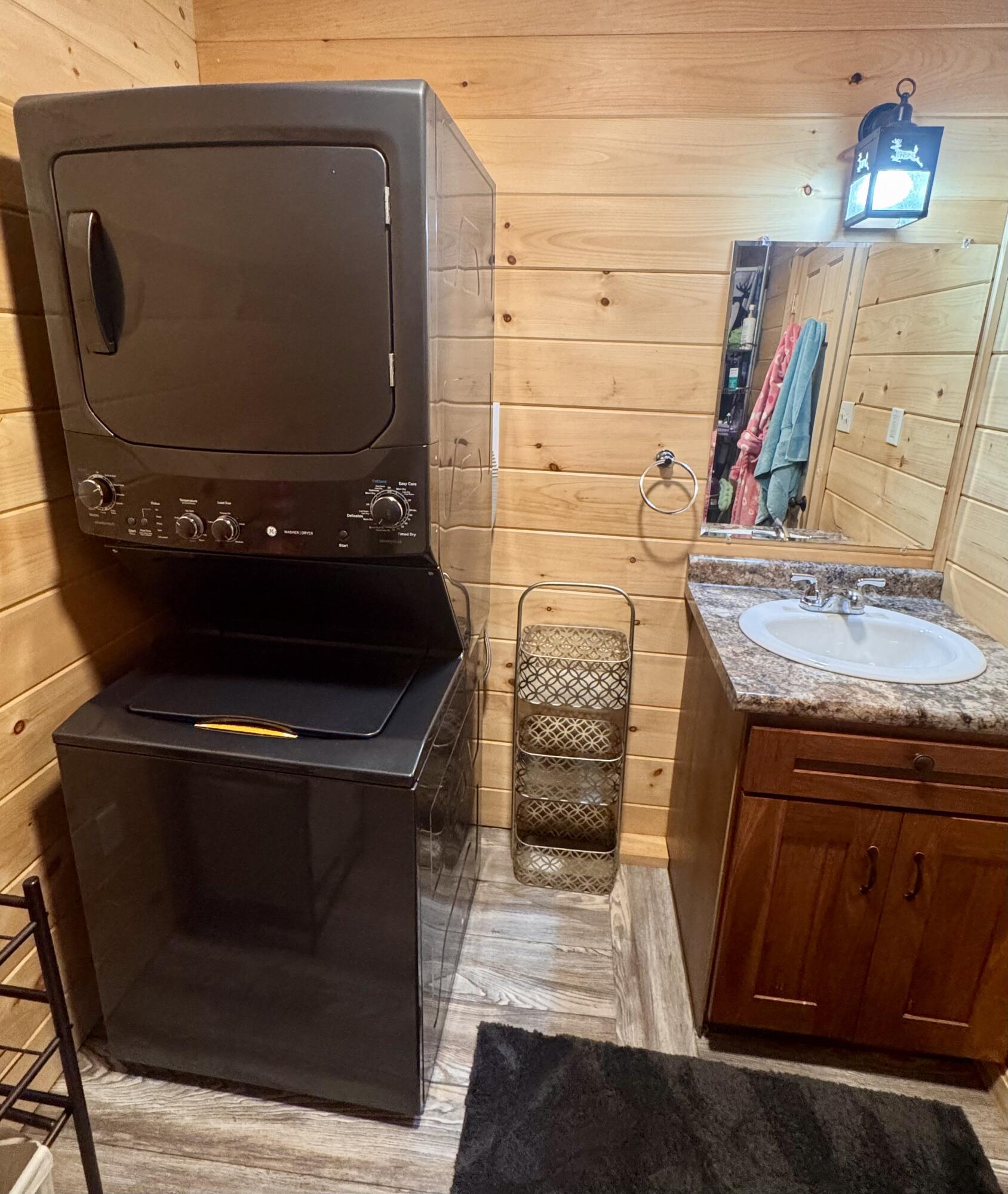 141 Parkman Road Wellington, ME 04942 - Photo 11 of 17 First floor bath with washer & dryer