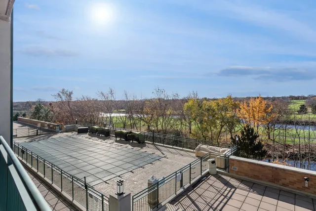 a view of a terrace with a terrace