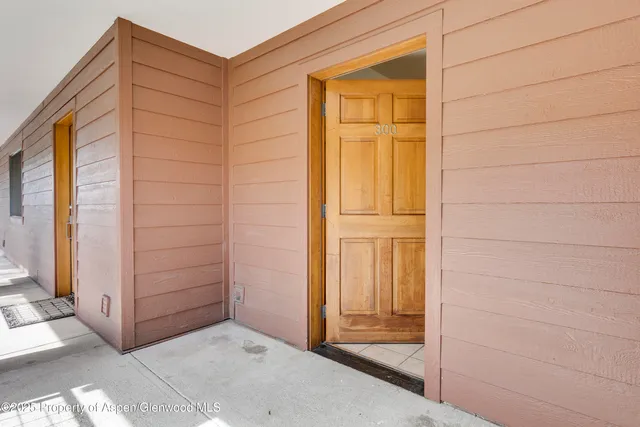 a view of front door