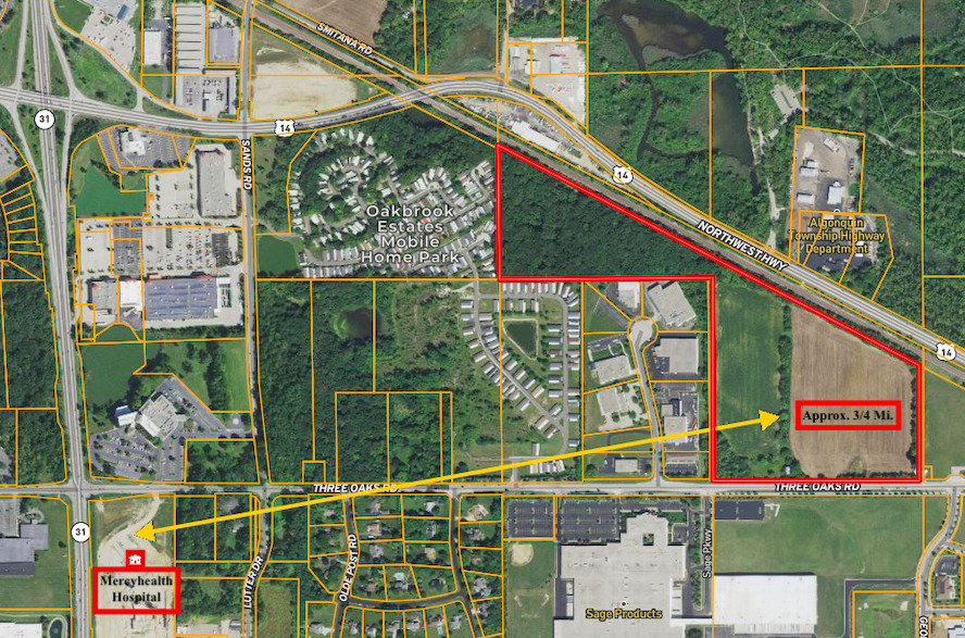 3712 Three Oaks Road Cary, IL 60013 - Photo 12 of 13 a view of building from the balcony