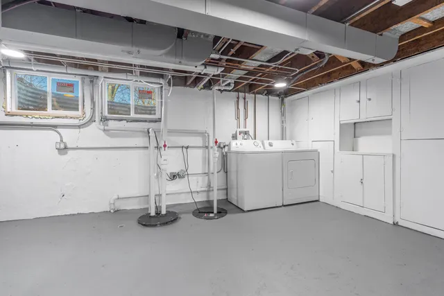 a view of a storage & utility room