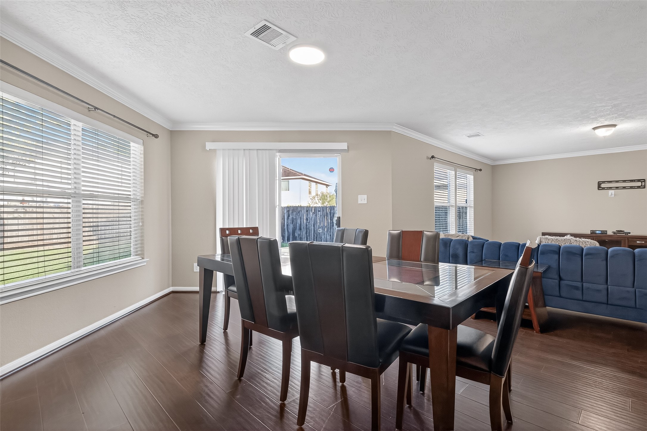 18110 Rexine Lane Cypress, TX 77433 - Photo 14 of 50 a view of a dining room with furniture window and wooden floor