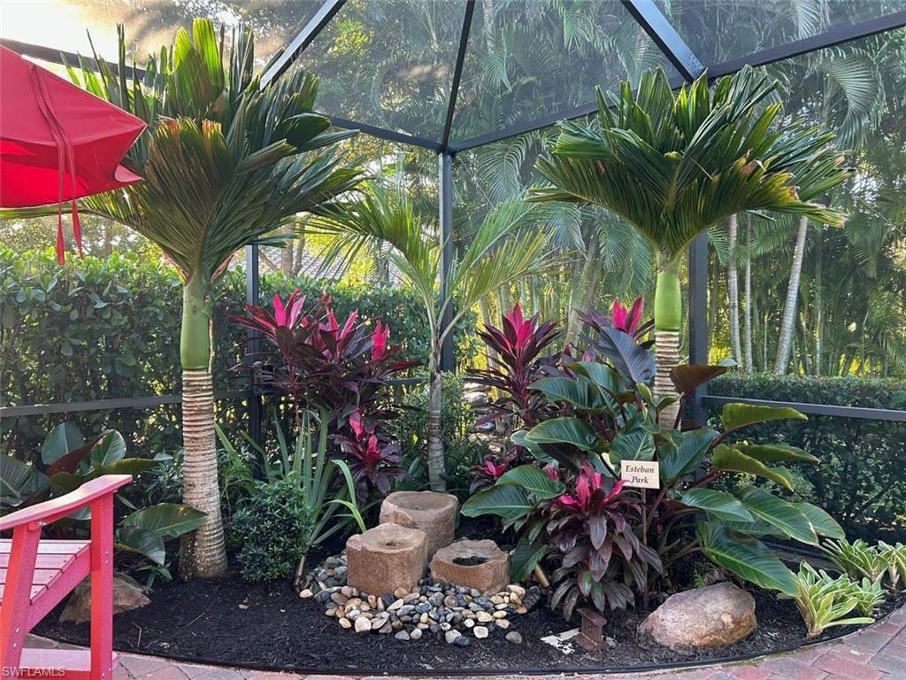 11050 Longwing Drive Fort Myers, FL 33912 - Photo 28 of 43 View of yard featuring a lanai