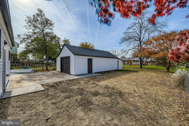 a house with trees in front of it