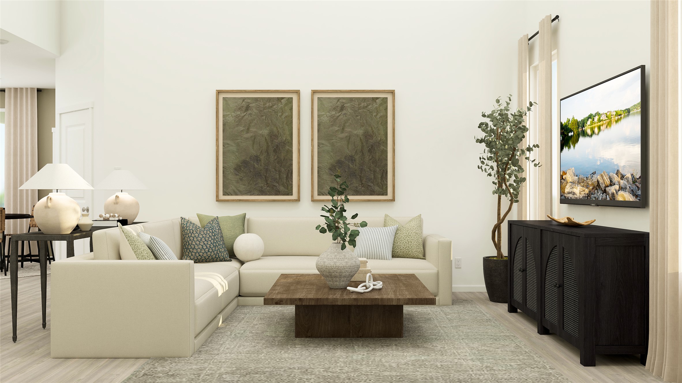 17911 Prairie Falcon Way, Unit 7 Pflugerville, TX 78660 - Photo 11 of 25 a living room with furniture and a large window