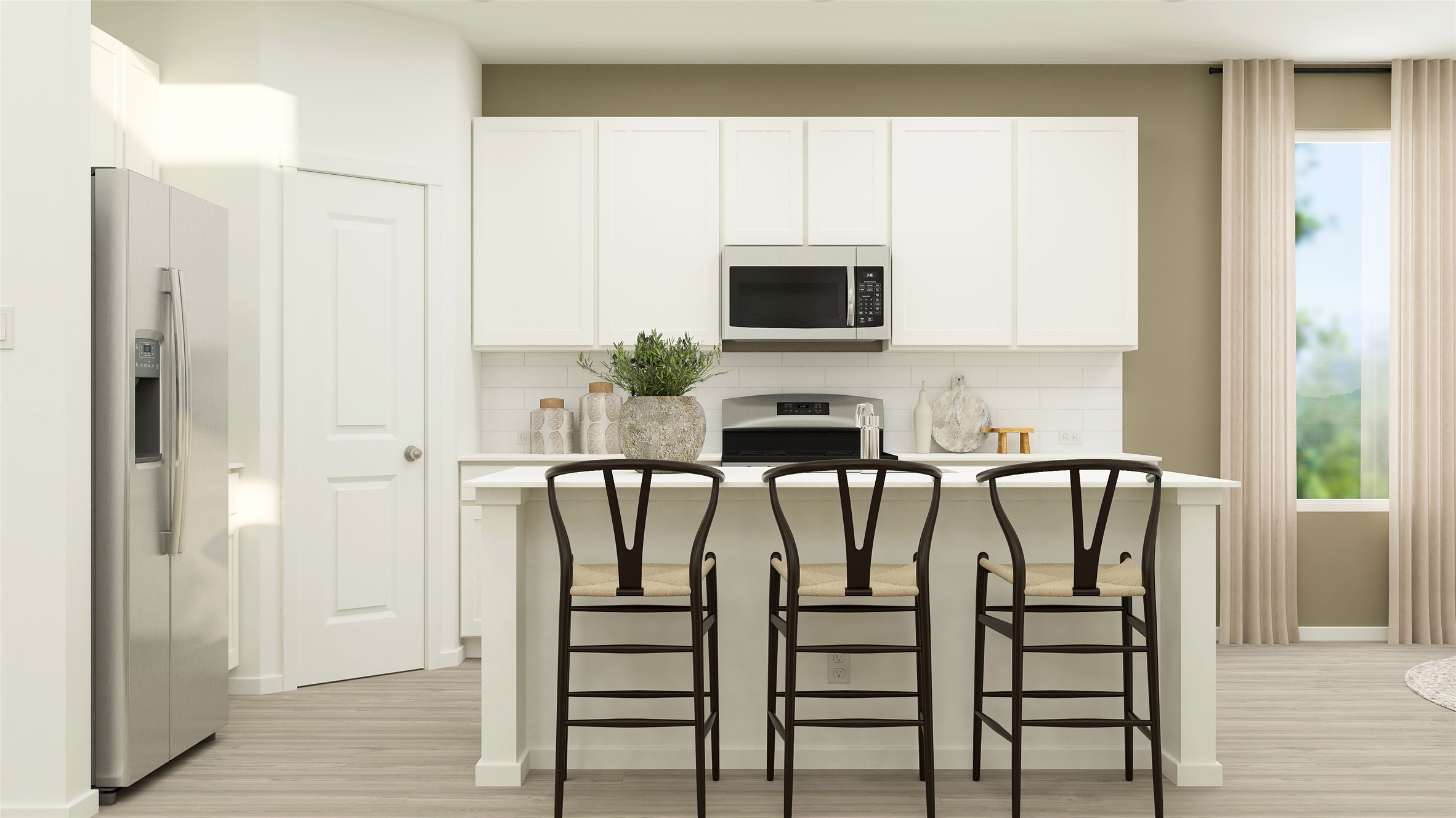 17911 Prairie Falcon Way, Unit 7 Pflugerville, TX 78660 - Photo 14 of 25 a view of kitchen with stainless steel appliances cabinets and a window