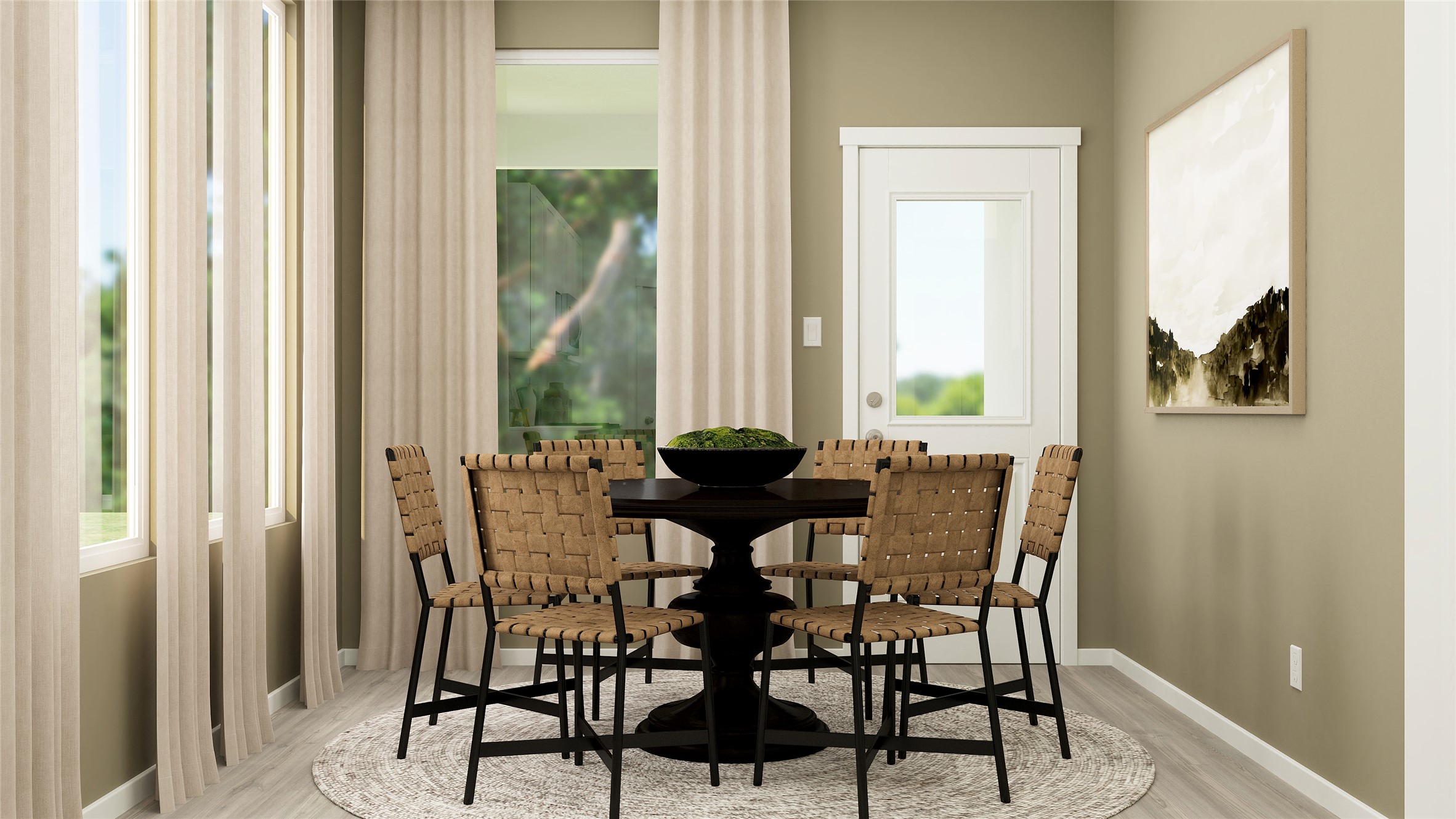 17911 Prairie Falcon Way, Unit 7 Pflugerville, TX 78660 - Photo 9 of 25 a view of a dining room with furniture and a window