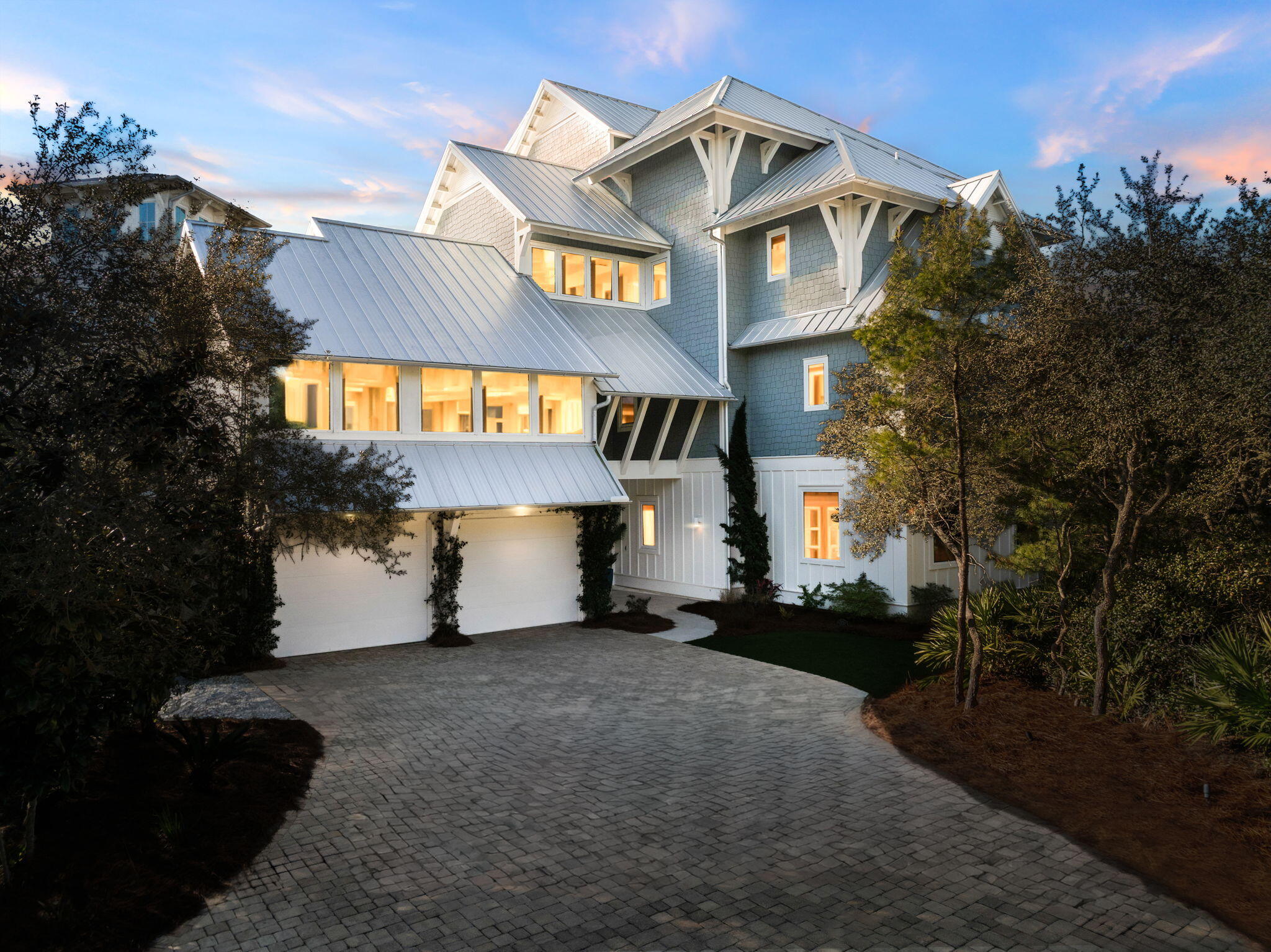 230 Blue Lake Road Santa Rosa Beach, FL 32459 - Photo 3 of 110 a front view of a house with a yard