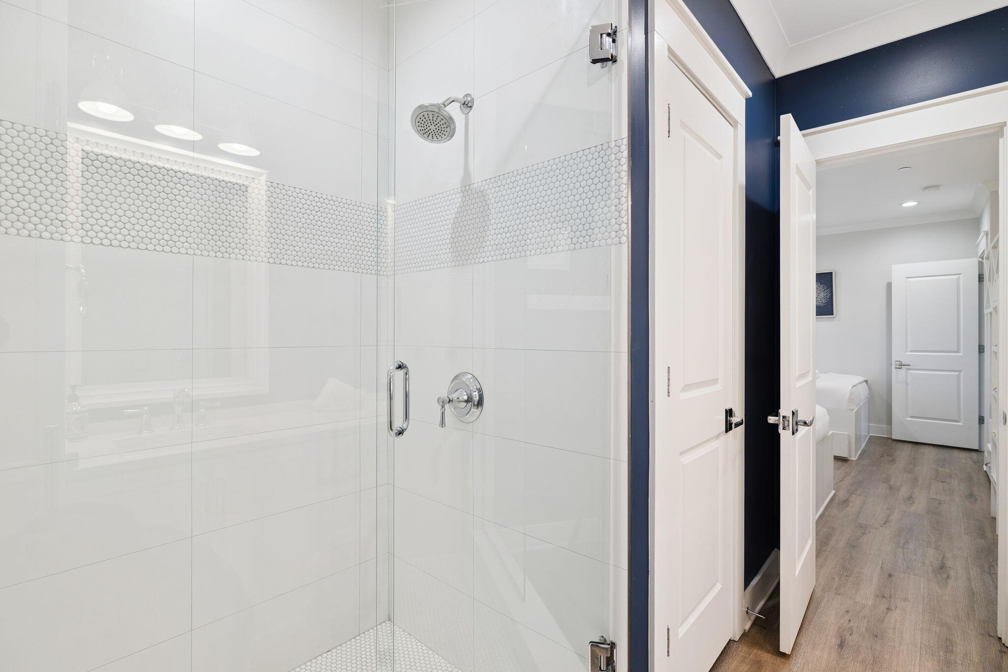 230 Blue Lake Road Santa Rosa Beach, FL 32459 - Photo 84 of 110 a view of a bathroom from a hallway