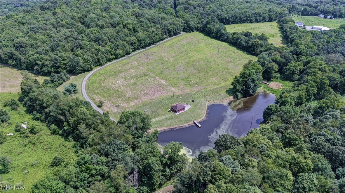 Tiger Valley Road Danville, OH 43014 - Photo 3 of 8 Drone / aerial view of a forest and a large body of water
