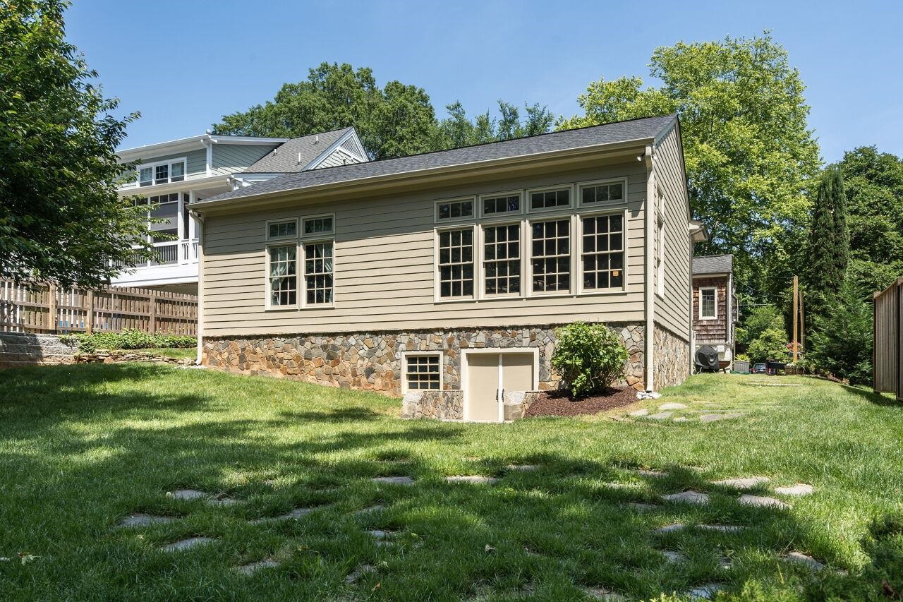 1621 Lorraine Road Raleigh, NC 27607 - Photo 27 of 28 The cozy patio is to the right of the house from this angle. Wonderful view of back of home!