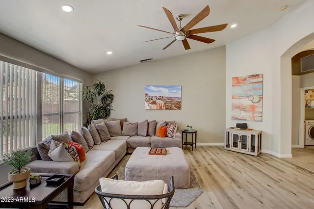 a flower garden in front of flowers