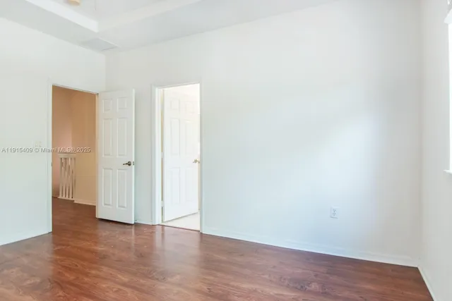 a view of an empty room