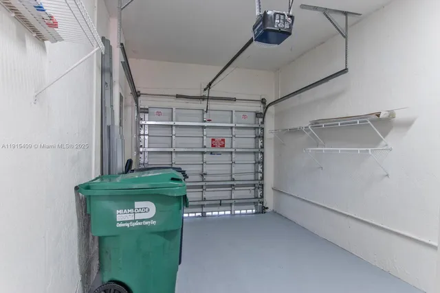 a view of storage and utility room