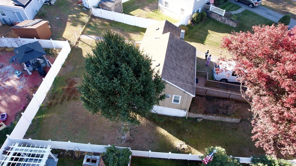 27 Overlook Road Holbrook, MA 02343 - Photo 20 of 25 an aerial view of house with yard swimming pool and outdoor seating
