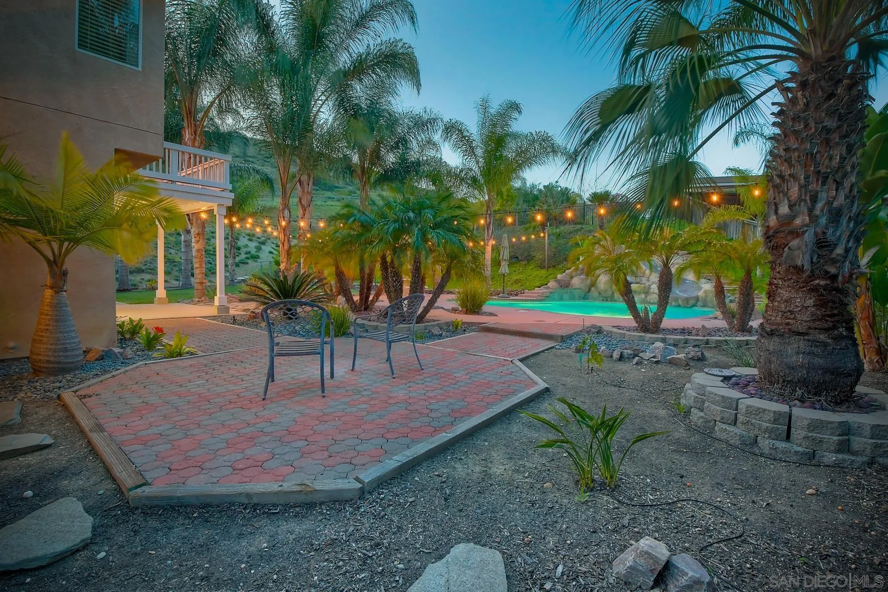 10340 Hitching Post Way Santee, CA 92071 - Photo 40 of 50 a view of a backyard with sitting area