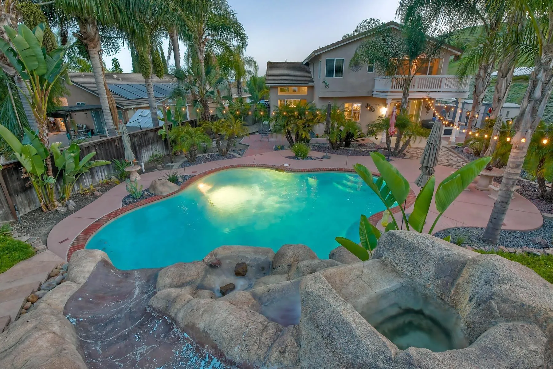 10340 Hitching Post Way Santee, CA 92071 - Photo 43 of 50 a view of backyard with outdoor seating and plants