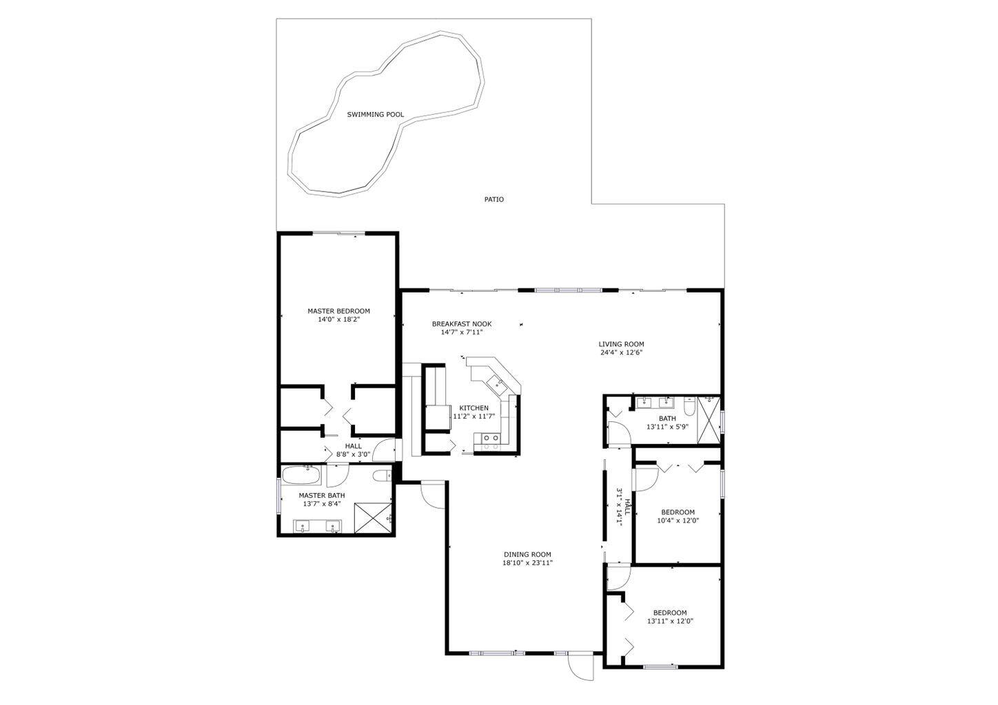 7900 Fairway Trail Boca Raton, FL 33487 - Photo 85 of 85 Floor Plan - 7900 Fairway Trail