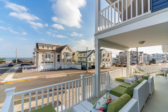 a view of a city from a balcony
