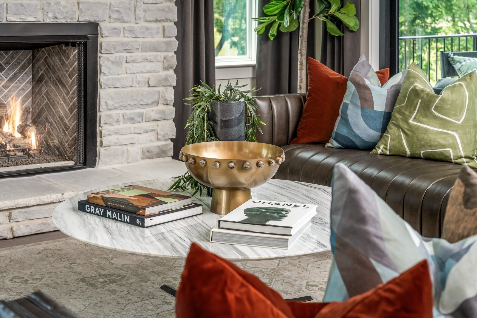 7221 Severide Street Fairview, TN 37062 - Photo 18 of 96 a living room with furniture and a potted plant