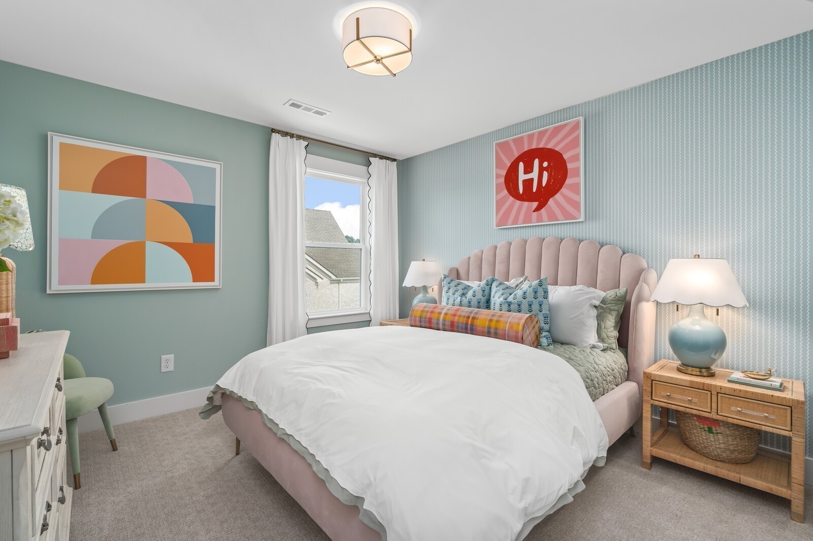 7221 Severide Street Fairview, TN 37062 - Photo 76 of 96 a bedroom with a bed and a lamp