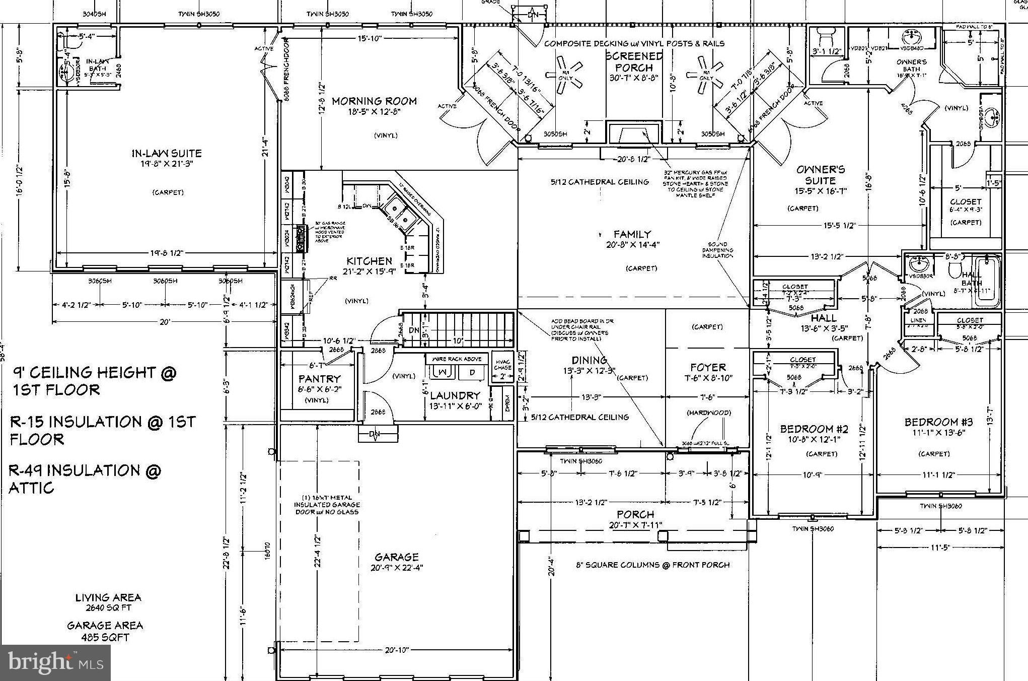 3175 Yellowfin Court Huntingtown, MD 20639 - Photo 3 of 3 Main Floor Plan