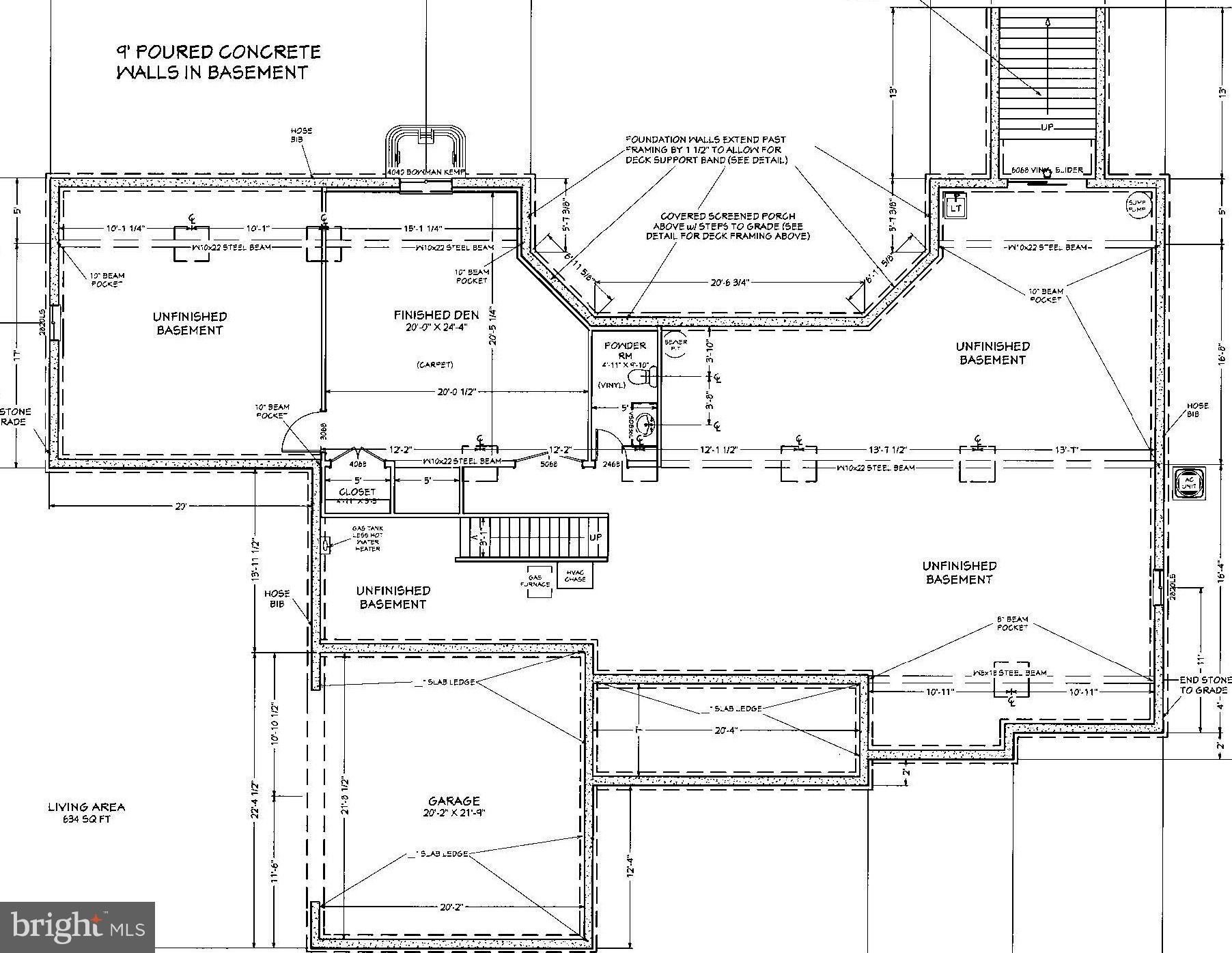 3175 Yellowfin Court Huntingtown, MD 20639 - Photo 2 of 3 Basement Plan